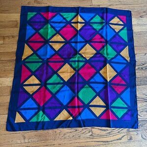 Colorful Geometric Pattern Scarf